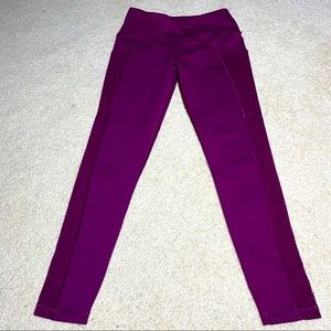 VS Sport Knockout Berry Maroon Workout Tights S